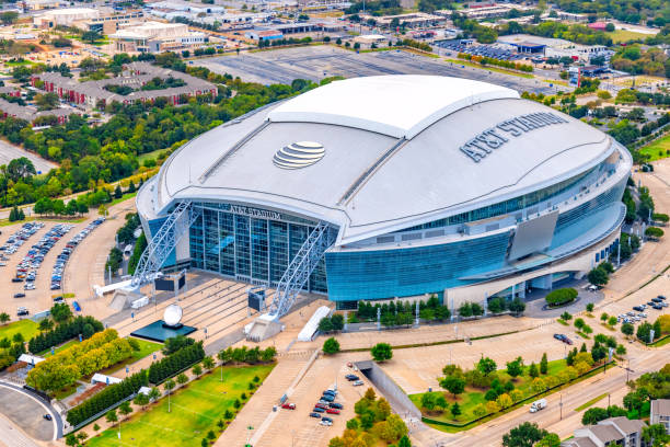 AT&T Stadium — Aerial view · overhead