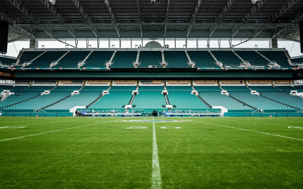Hard Rock Stadium — Field and Stands