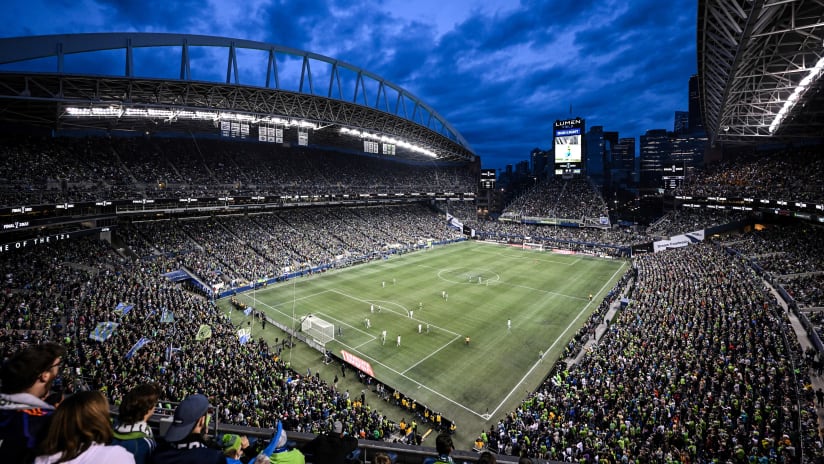 Lumen Field — Pitch and Stands